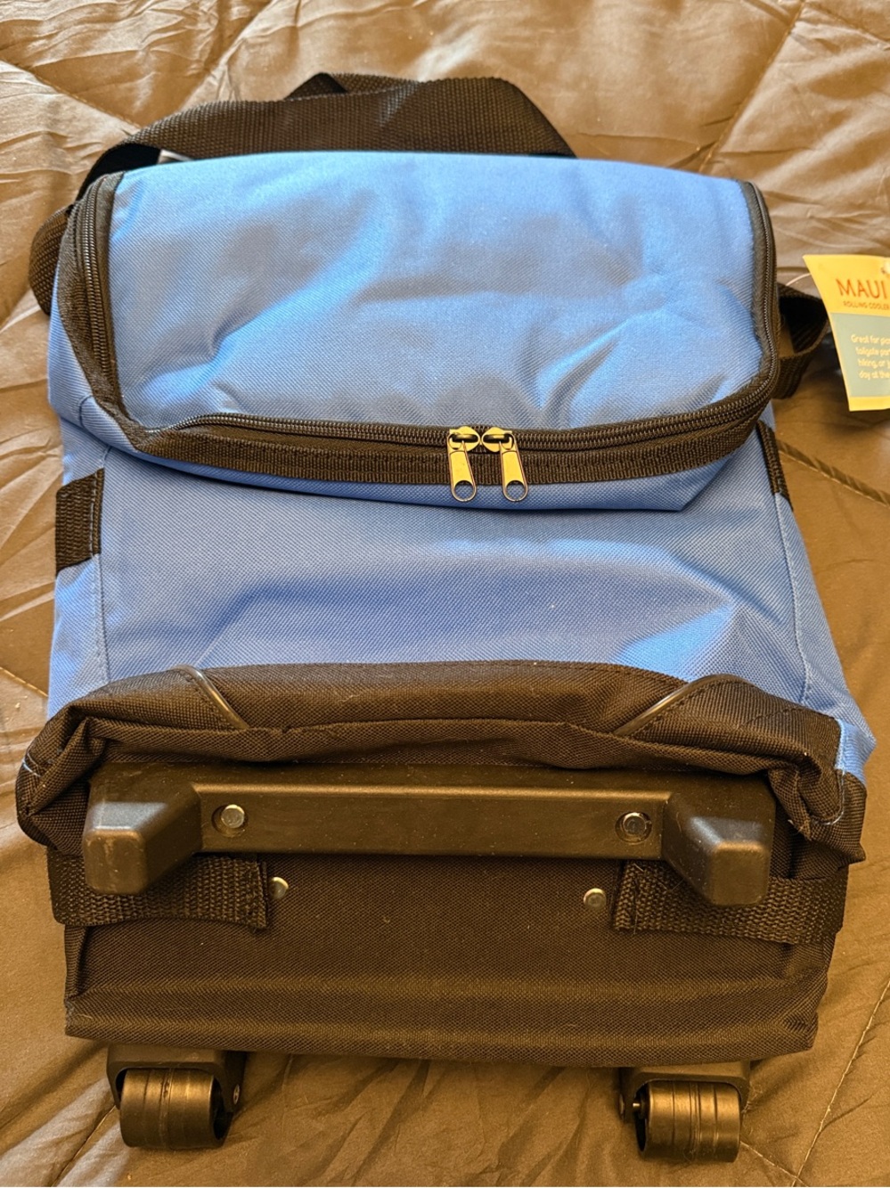 💙 Maui Rolling Cooler Blue with Telescoping Handle NEW
